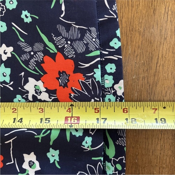 Lady Hagen Skort Size 14 Short Blue Floral Pockets Golf Tennis - Picture 10 of 13